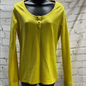 Oakley Yellow Long Sleeve Women's Top